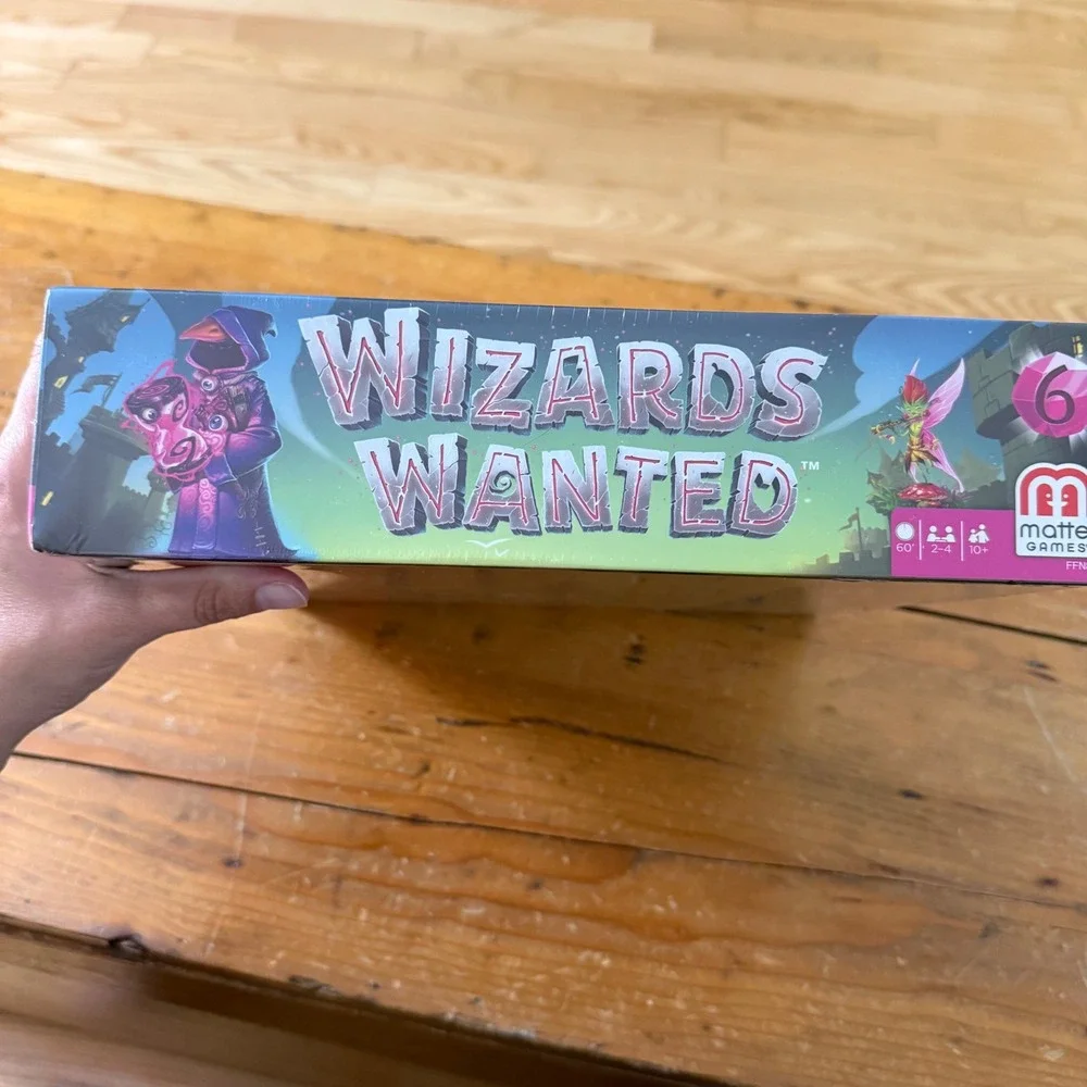 NIB WIZARDS WANTED By Mattel Games Board Game Fantasy Strategy Magic